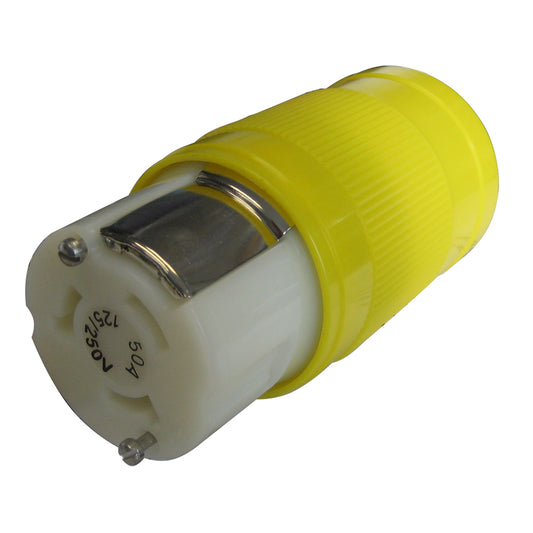 Marinco 50A 125250V Locking Connector 6364CRN