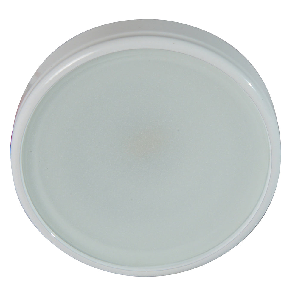 Lumitec Halo  Flush Mount Down Light  White Finish  4Color  WhiteBlueRedPurple NonDimming 112820