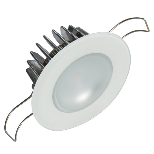 Lumitec Mirage  Flush Mount Down Light  Glass FinishNo Bezel  4Color RedBluePurple Non Dimming wWhite Dimming 113190