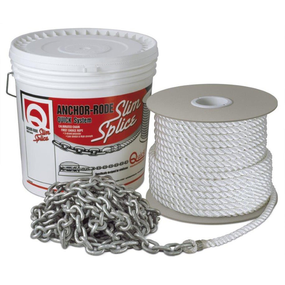 Quick Anchor Rode 15 of 7mm Chain and 200 of 12 Rope FVC070312120Q00