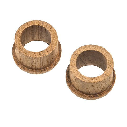 Whitecap Teak Finger Pull  58 Barrel Length  2 Pack 60145A