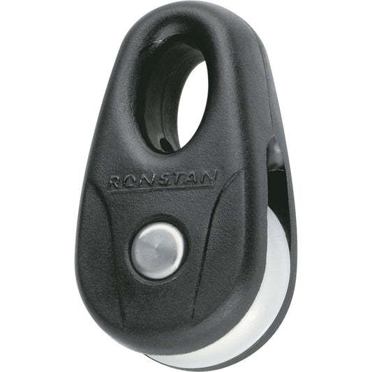 Ronstan Kite Block  Black wWhite Sheave Pair RF131012