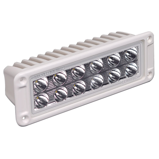 Lumitec Maxillumeh60  Flush Mount Flood Light  White Housing  White Dimming 101336