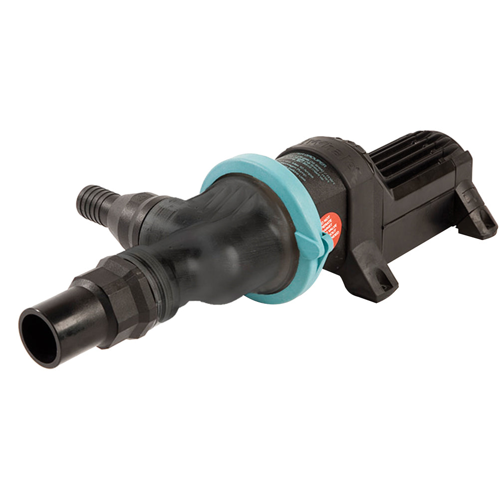 Whale Gulper Grouper Mk3 FishboxWaste Pump w90 Degree Ports  24V BP4774