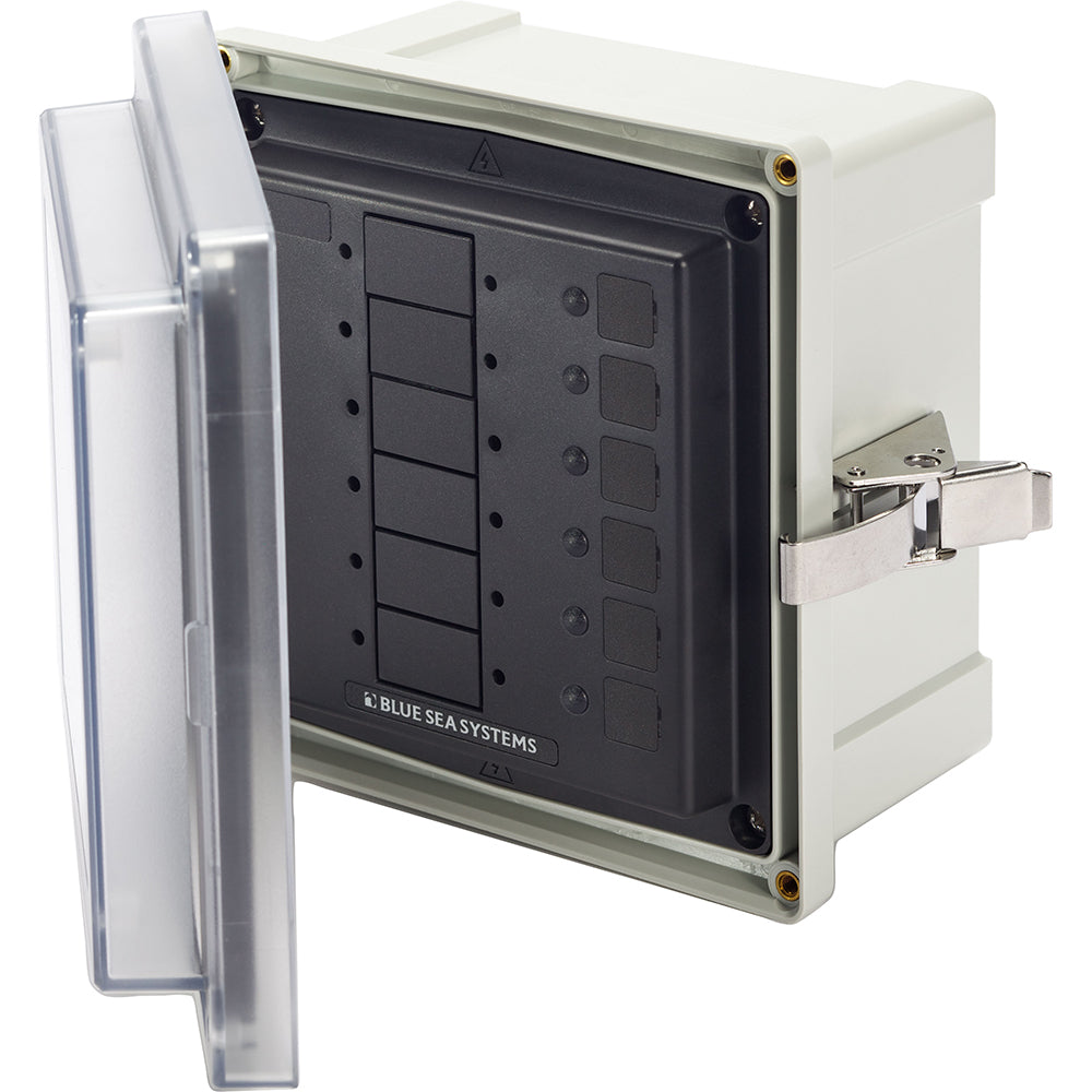 Blue Sea 3113  SMS Panel Enclosure w6 Blank Circuits  3113