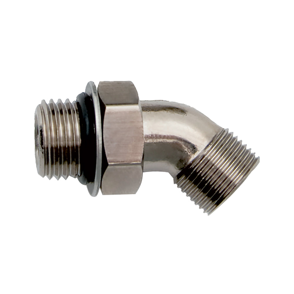 Uflex 45 Adjustable Fitting fBack of UP Series Helms ORB 6 to 38 COMP AF45