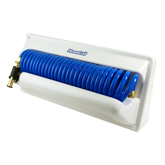 HoseCoil Horizontal Mount Enclosure wAdditional 5 Feeder Hose HC25H2