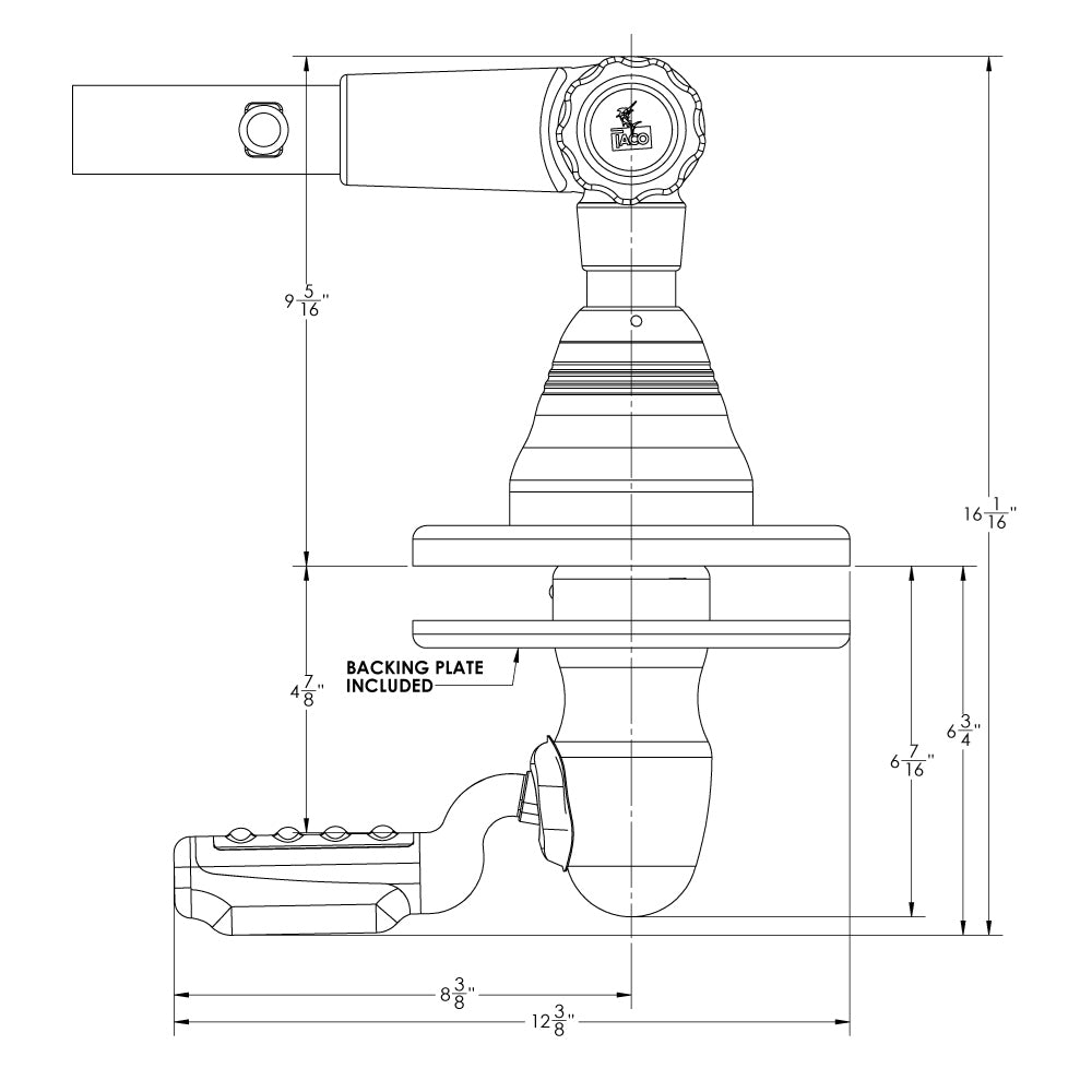 TACO Grand Slam 400 Outrigger Top Mount  Pair GS400