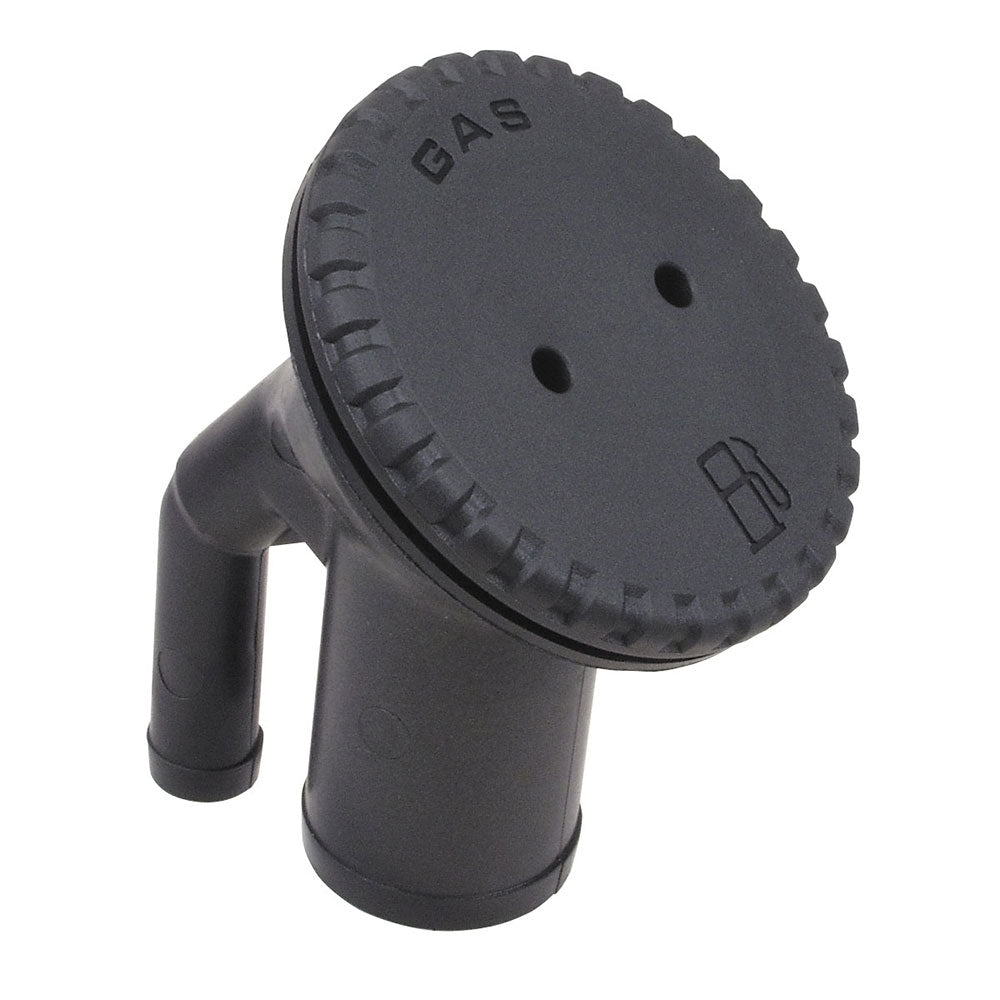 Perko 0542 Vented Fill f112 Hose  Angled Neck  Gas  Black 0542DPGBLK