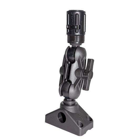 Scotty 162 15 Ball Mount wGear Head Post  241 Side Deck Mount 0162