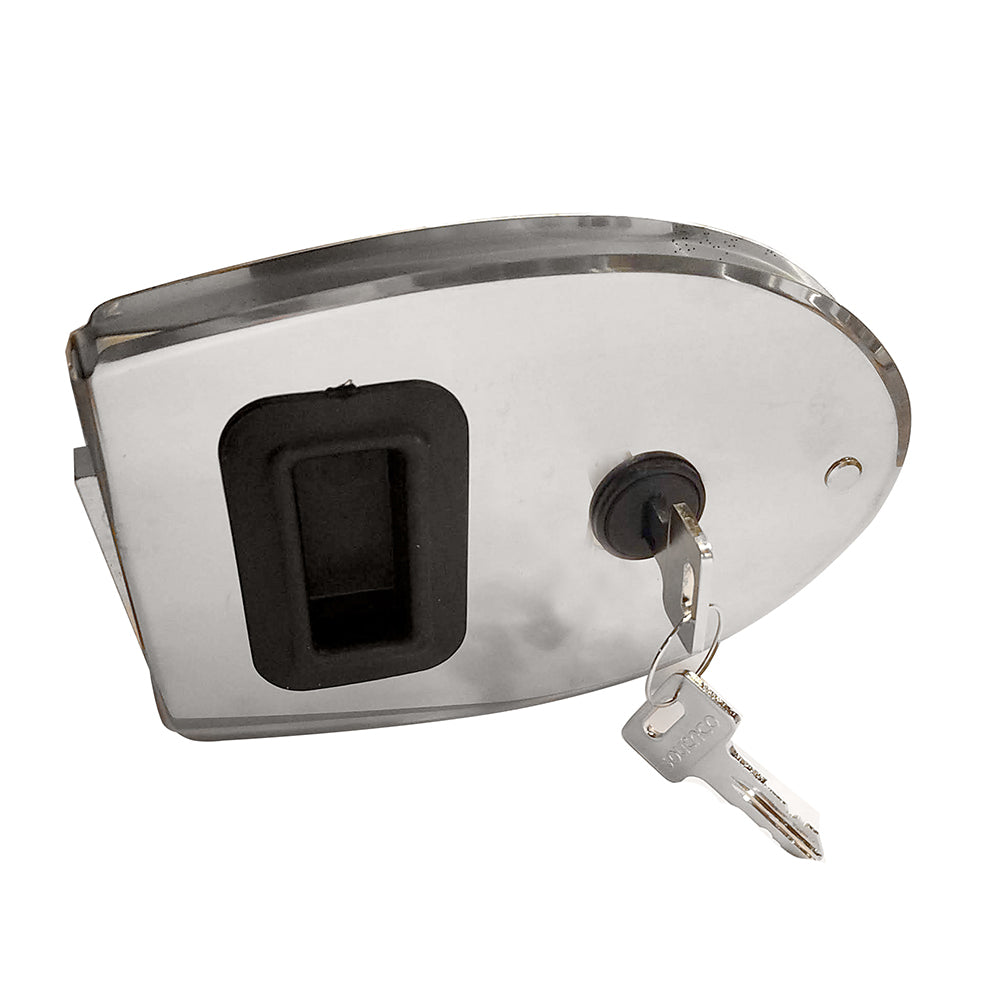 Southco Sliding Action Latch Weatherproof Lock Oval Stainless Steel MF0231024