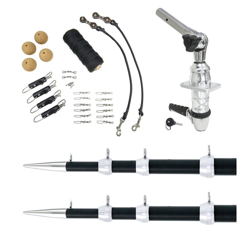 Tigress XD Top Mount System  18 Carbon Fiber BlackSilver Ultimate Rigging Kit 8867901
