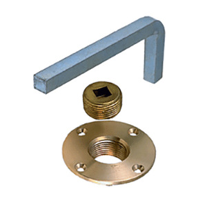 Perko Garboard Drain Plus wSteel Wrench 0124000PLB