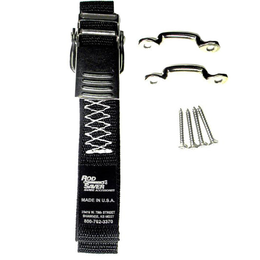 Rod Saver Stainless Steel BatteryGas Tank TieDown  48 SSBGTD