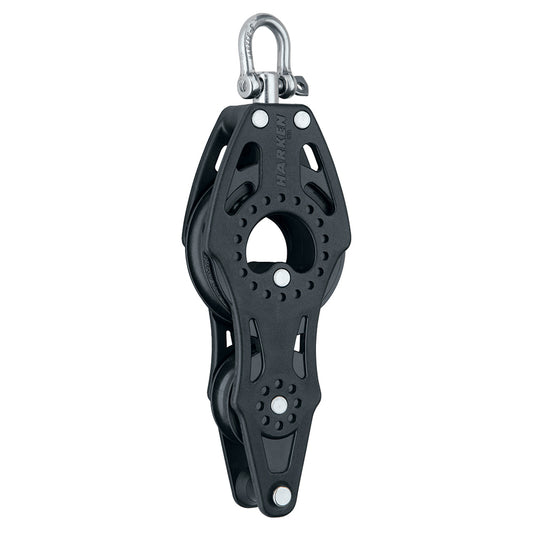 Harken 57mm Carbo Air Fiddle Block wSwivel  Becket 2622