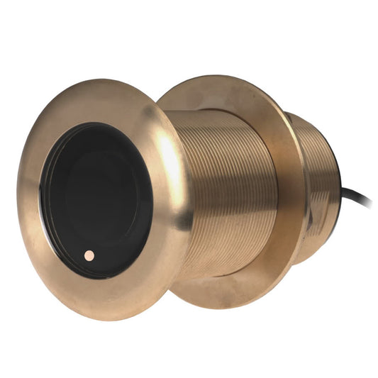 Raymarine B75M 600W Medium Frequency CHIRP Transducer 20 Tilt Single Operation Cable f1 Transducer Install A80036