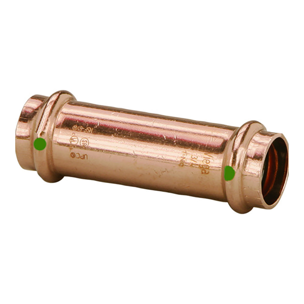 Viega ProPress 114 Extended Coupling wo Stop  Double Press Connection  Smart Connect Technology 79020