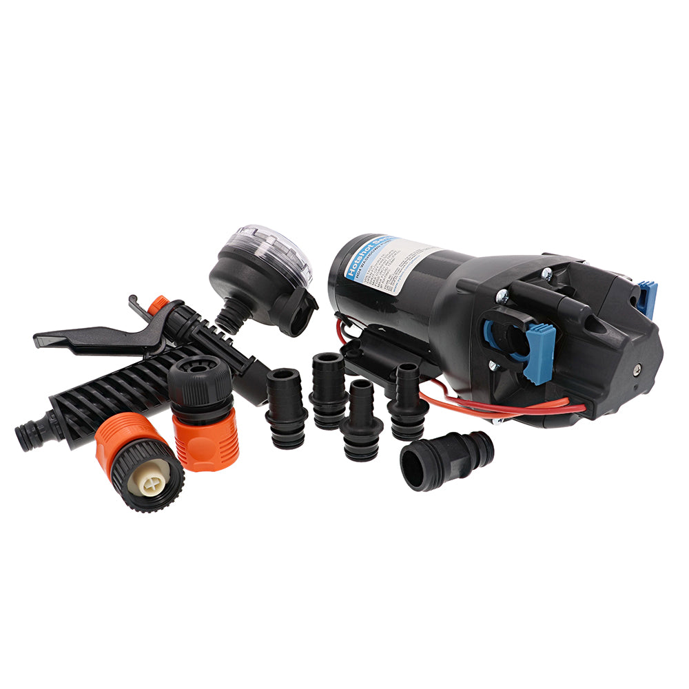 Jabsco HotShot HD4 Heavy Duty Washdown Pump  24V  4 GPM  60 PSI Q402J118N3A