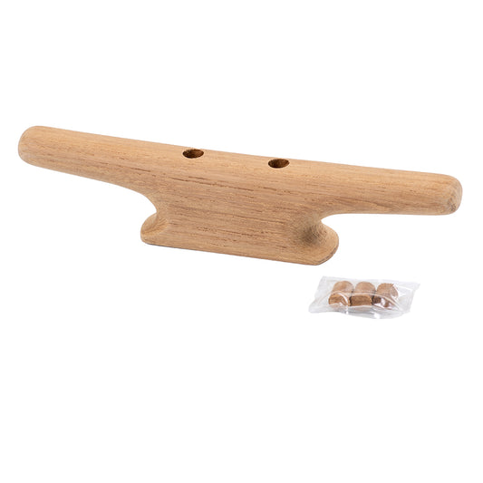 Whitecap 6 Cleat  Teak 60401