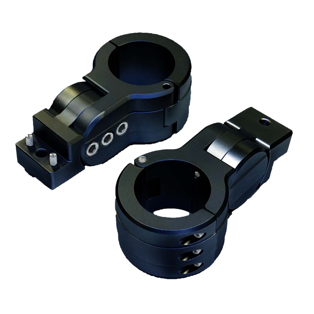 PTM Watersports Board Rack Mounts  238 Pipe Clamp Black P131982380TEBBK