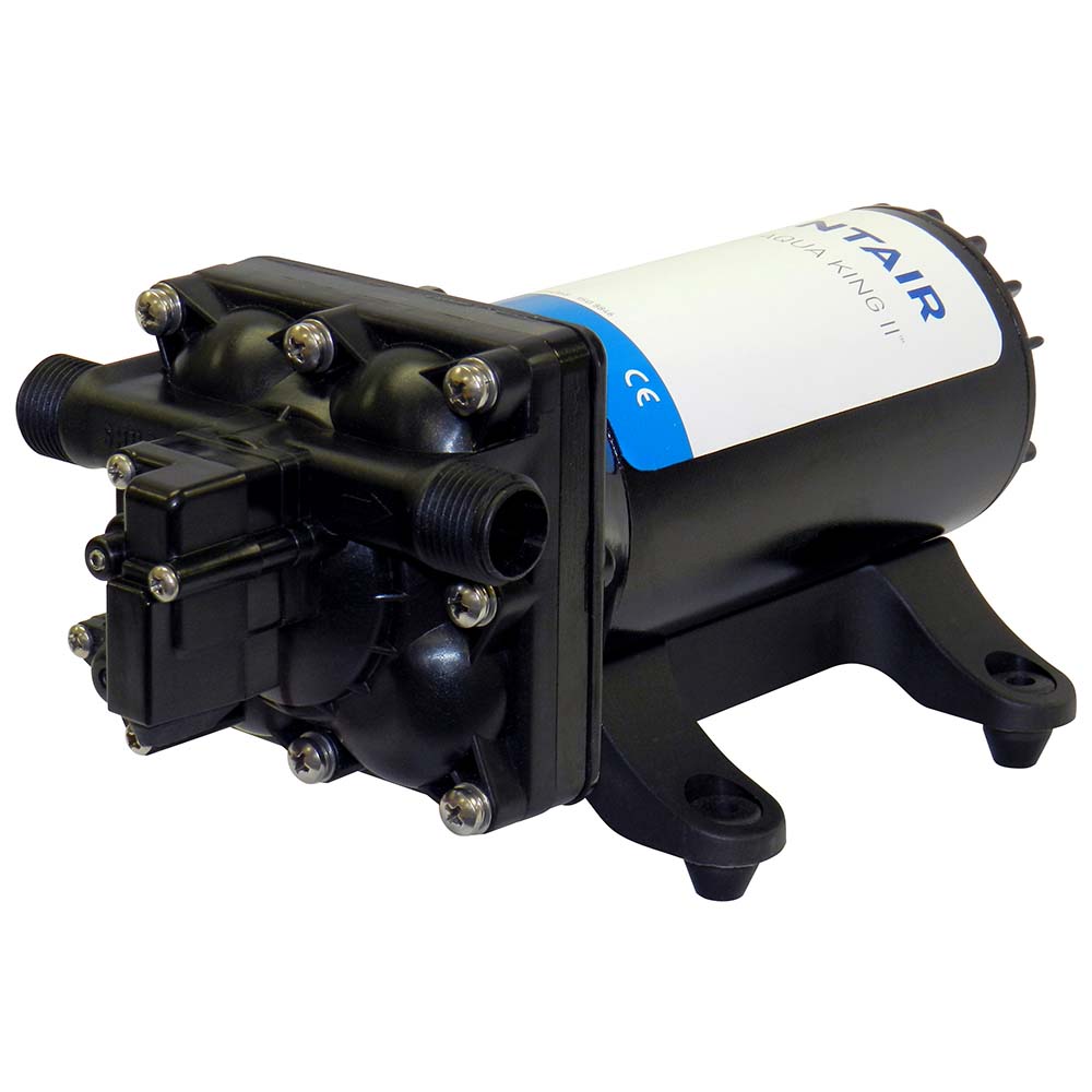 Shurflo by Pentair King II Premium 40 24VDC 40GPM 55PSI Fresh Water Pressure Pump wStrainer  Fittings 4148163E75