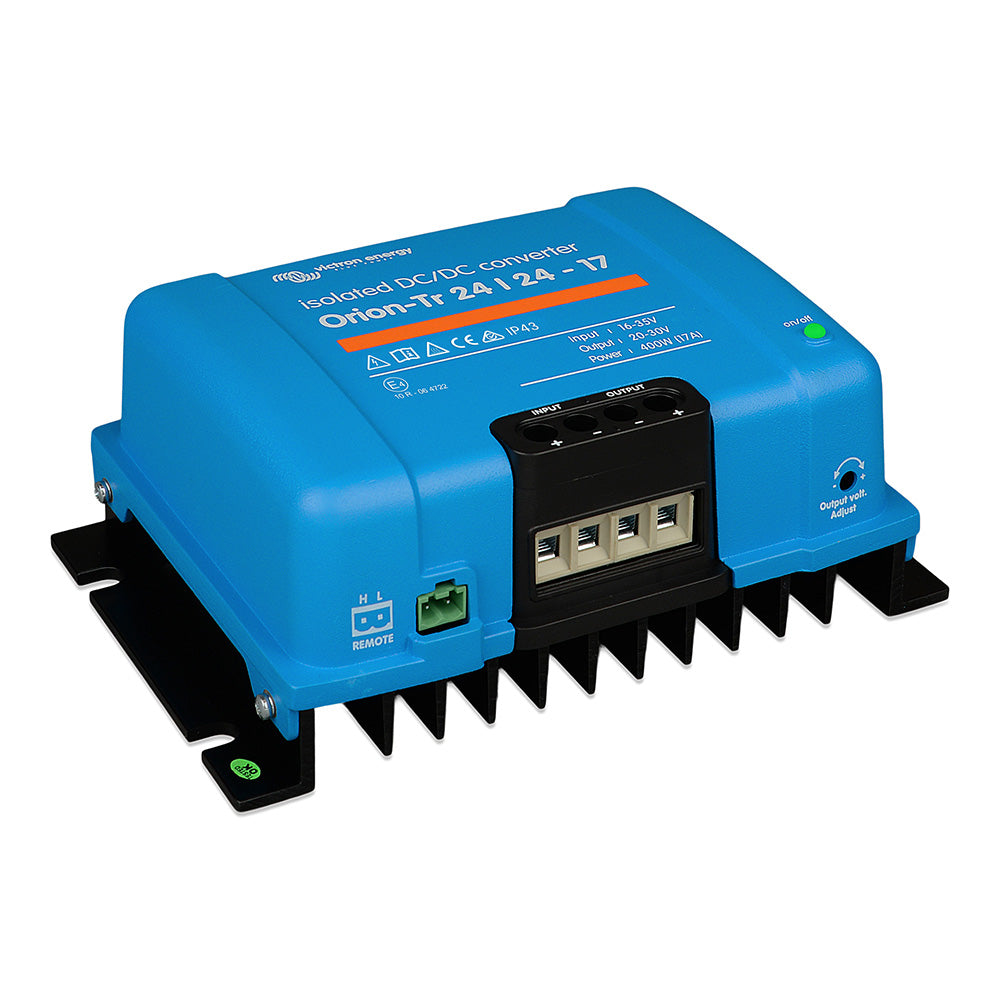Victron OrionTR Isolated DCDC Converter  24 VDC to 24 VDC  400W  17AMP ORI242441110