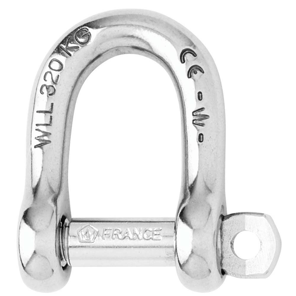 Wichard SelfLocking D Shackle  Diameter 5mm  316 1202W