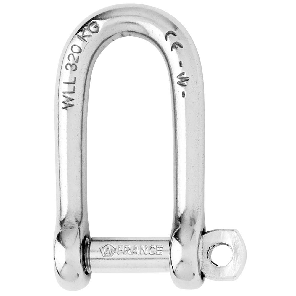 Wichard SelfLocking Long D Shackle  Diameter 6mm  14 1213W