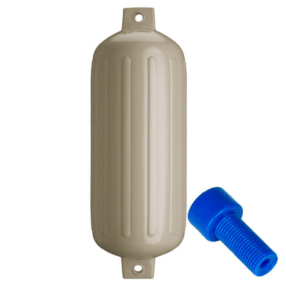 Polyform G6 Twin Eye Fender 11 x 30  Sand wAdapter G6 SAND WAIR ADAPTER