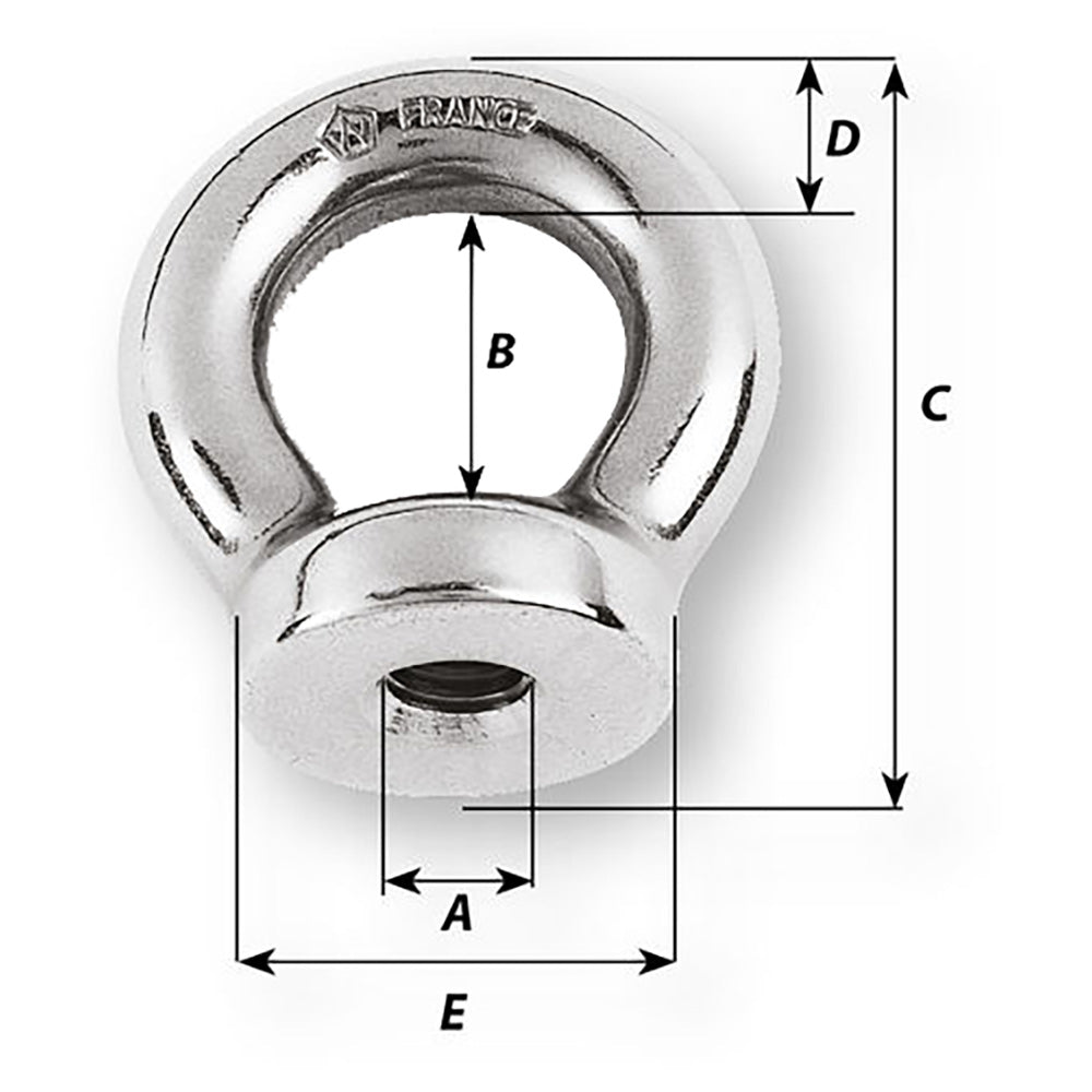 Wichard 12 Eye Nut  1116 Diameter 6361W