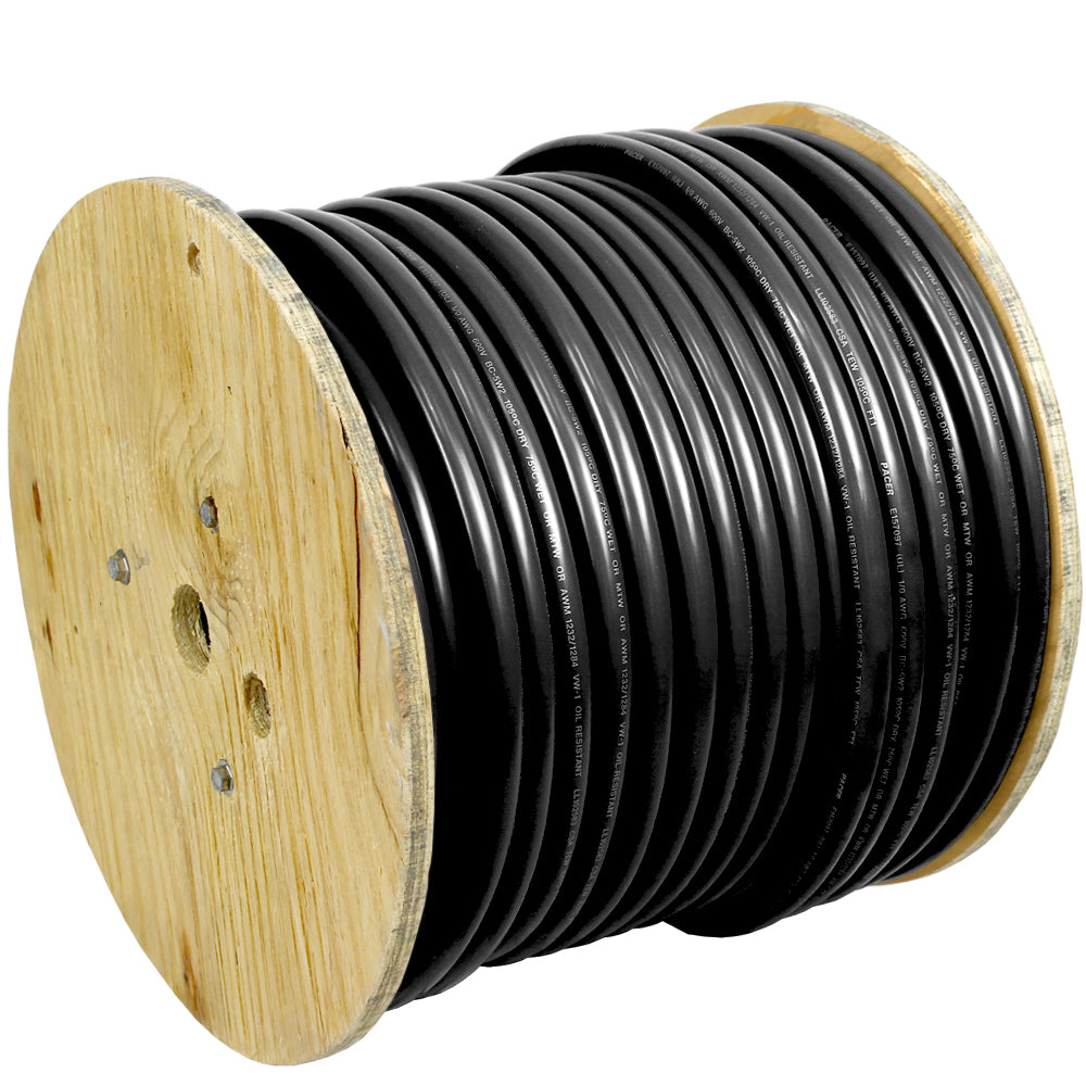 Pacer Black 6 AWG Battery Cable  250  WUL6BK250