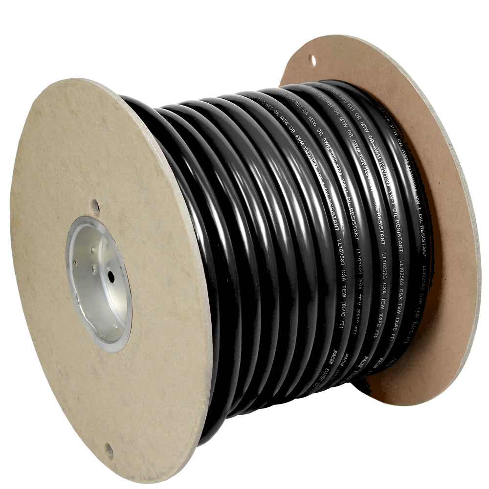 Pacer Black 20 AWG Battery Cable  100  WUL20BK100