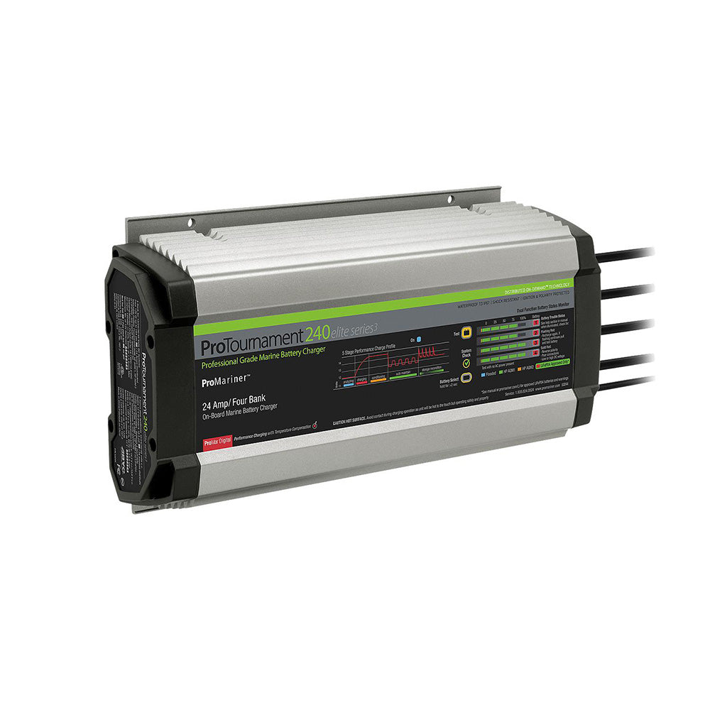 ProMariner ProTournament 240 Elite Series3 4Bank OnBoard Marine Battery Charger 53244