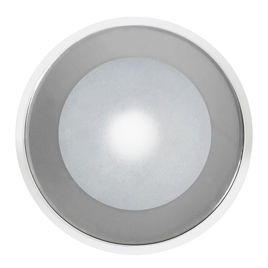 ShadowCaster DLX Series Down Light  White Housing  RGB  Chrome Bezel  SCMDLXCCCHRWH