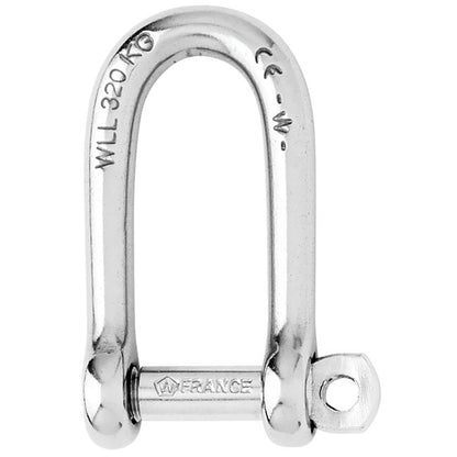 Wichard SelfLocking Long D Shackle  10mm Diameter  1332 1215W