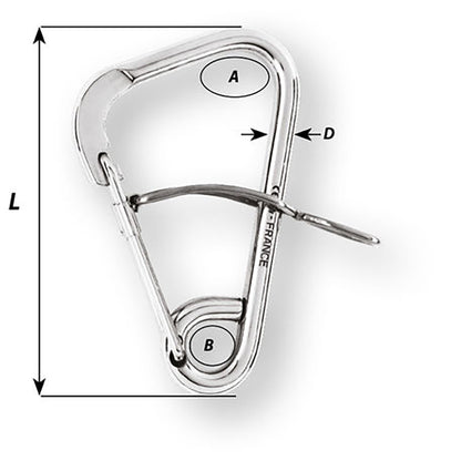Wichard Automatic Mooring Hook  170mm Length  61116 2329W