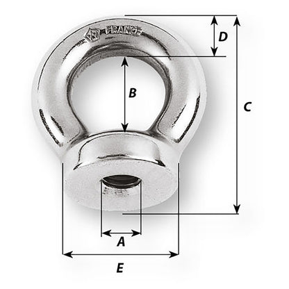 Wichard 8mm Eye Nut  2132 Diameter 6344W