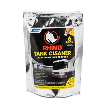 Camco Rhino Holding Tank Cleaner DropINs  6Pack 41560