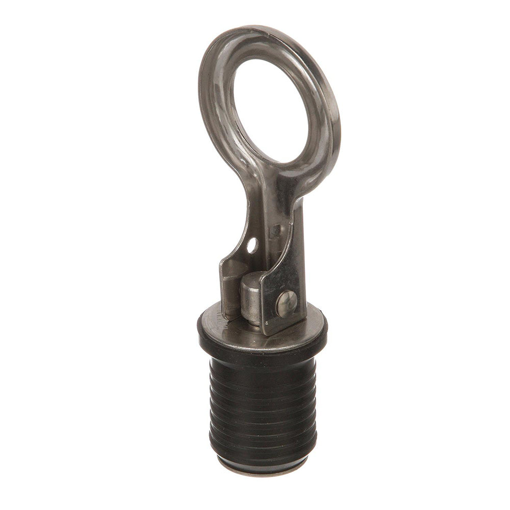Attwood SnapHandle Stainless Steel Drain Plug  1 Diameter 7520A3