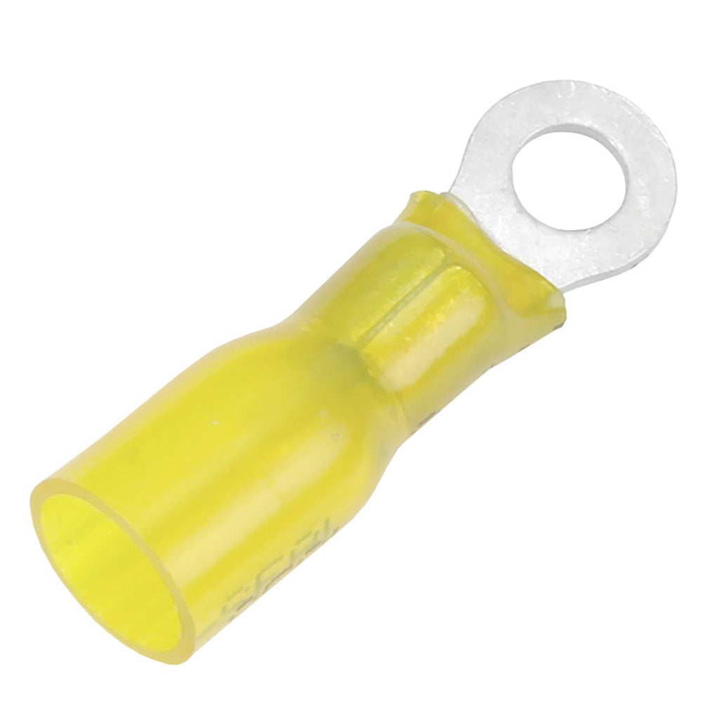 Pacer 1210 AWG Heat Shrink Ring Terminal  8 Stud Size  100 Pack TE108R100