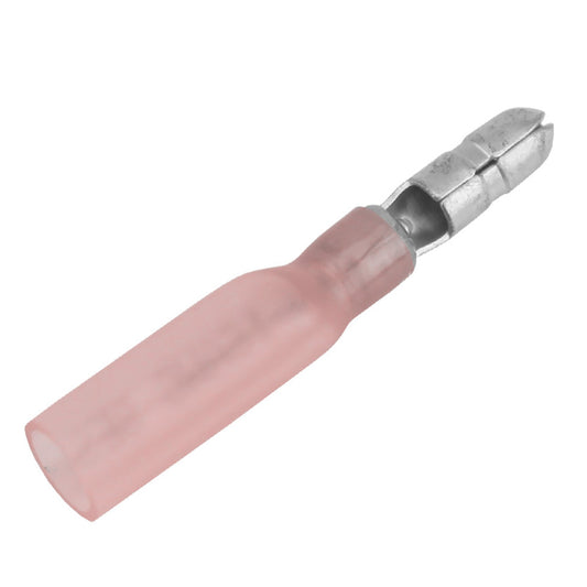 Pacer 2218 AWG Heat Shrink Male Bullet Terminal  25 Pack TBPE1815625