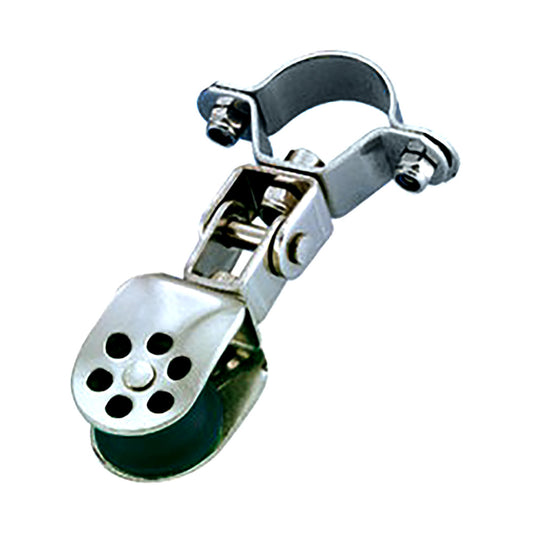 Wichard Stainless Steel Single Block  25mm Sheave Diameter f25mm Stanchion Pivoting 30125W